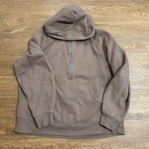 Lululemon Taupe full length Scuba